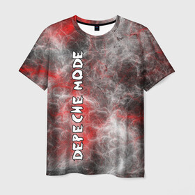 Мужская футболка 3D с принтом Depeche Mode в Санкт-Петербурге, 100% полиэфир | прямой крой, круглый вырез горловины, длина до линии бедер | альтернативный | блюз | британская | готик | гранж | группа | метал | модные | музыка | пост | рок | хард