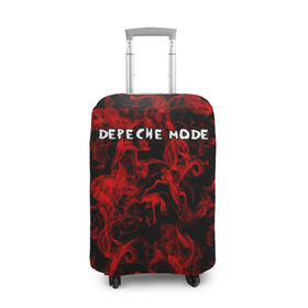 Чехол для чемодана 3D с принтом Depeche Mode в Санкт-Петербурге, 86% полиэфир, 14% спандекс | двустороннее нанесение принта, прорези для ручек и колес | альтернативный | блюз | британская | готик | гранж | группа | метал | модные | музыка | пост | рок | хард