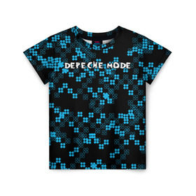 Детская футболка 3D с принтом Depeche Mode в Санкт-Петербурге, 100% гипоаллергенный полиэфир | прямой крой, круглый вырез горловины, длина до линии бедер, чуть спущенное плечо, ткань немного тянется | альтернативный | блюз | британская | готик | гранж | группа | метал | модные | музыка | пост | рок | хард