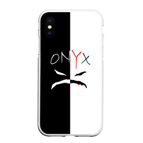 Чехол для iPhone XS Max матовый с принтом ONYX в Санкт-Петербурге, Силикон | Область печати: задняя сторона чехла, без боковых панелей | Тематика изображения на принте: onyx | американская группа | группа | музыка | надпись | хип хоп