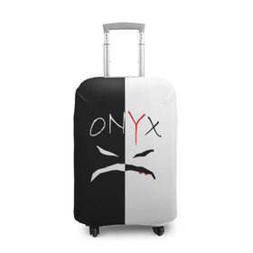 Чехол для чемодана 3D с принтом ONYX в Санкт-Петербурге, 86% полиэфир, 14% спандекс | двустороннее нанесение принта, прорези для ручек и колес | onyx | американская группа | группа | музыка | надпись | хип хоп