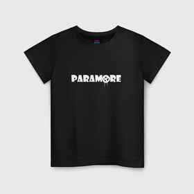 Детская футболка хлопок с принтом Paramore в Санкт-Петербурге, 100% хлопок | круглый вырез горловины, полуприлегающий силуэт, длина до линии бедер | Тематика изображения на принте: 