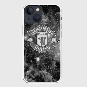 Чехол для iPhone 13 mini с принтом Manchester United Cosmos в Санкт-Петербурге,  |  | england | football | logo | manchester united | sport | англия | арт | лига | лого | манчестер юнайтед | спорт | текстура | фк | футбол | футбольный клуб | эмблема