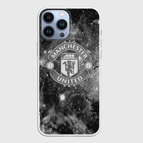 Чехол для iPhone 13 Pro Max с принтом Manchester United Cosmos в Санкт-Петербурге,  |  | england | football | logo | manchester united | sport | англия | арт | лига | лого | манчестер юнайтед | спорт | текстура | фк | футбол | футбольный клуб | эмблема