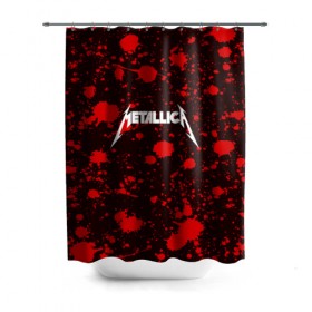 Штора 3D для ванной с принтом Metallica в Санкт-Петербурге, 100% полиэстер | плотность материала — 100 г/м2. Стандартный размер — 146 см х 180 см. По верхнему краю — пластиковые люверсы для креплений. В комплекте 10 пластиковых колец | metallica | punk | rock | альтернативный хип хоп | группа | инди поп | музыка | музыкальное произведение | ноты | панк | регги | рок | синти поп