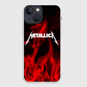 Чехол для iPhone 13 mini с принтом METALLICA в Санкт-Петербурге,  |  | metallica | punk | rock | альтернативный хип хоп | группа | инди поп | музыка | музыкальное произведение | ноты | панк | регги | рок | синти поп