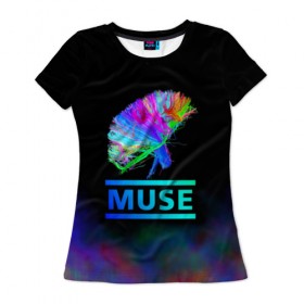 Женская футболка 3D с принтом Muse в Санкт-Петербурге, 100% полиэфир ( синтетическое хлопкоподобное полотно) | прямой крой, круглый вырез горловины, длина до линии бедер | muse | альтернативный | группа | доминик ховард | крис уолстенхолм | мосе | моус | моусе | муз | муза | музе | музыка | мусе | мэттью беллами | прогрессивный | рок | симфонический | спейс | спейсрок