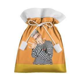 Подарочный 3D мешок с принтом Элджей в Санкт-Петербурге, 100% полиэстер | Размер: 29*39 см | Тематика изображения на принте: sayonara boy | морген | сайонара | элджей