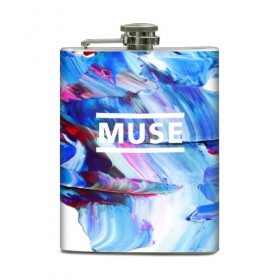 Фляга с принтом MUSE COLLECTION в Санкт-Петербурге, металлический корпус | емкость 0,22 л, размер 125 х 94 мм. Виниловая наклейка запечатывается полностью | Тематика изображения на принте: muse | punk | rock | альтернативный хип хоп | группа | инди поп | музыка | музыкальное произведение | ноты | панк | регги | рок | синти поп