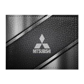 Обложка для студенческого билета с принтом MITSUBISHI SPORT в Санкт-Петербурге, натуральная кожа | Размер: 11*8 см; Печать на всей внешней стороне | Тематика изображения на принте:  машина | марка | митсубиси