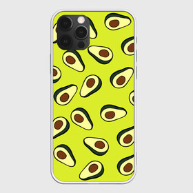 Чехол для iPhone 12 Pro Max с принтом Авокадо в Санкт-Петербурге, Силикон |  | Тематика изображения на принте: avocado | food | fruit | pattern | vegan | vegetarian | авокадо | веган | вегетарианство | еда | паттерн | правильное питание | фрукт