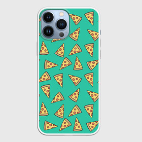 Чехол для iPhone 13 Pro Max с принтом Pizza в Санкт-Петербурге,  |  | food | pattern | pizza | vegan | vegetarian | веган | вегетарианство | еда | паттерн | пицца