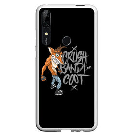 Чехол для Honor P Smart Z с принтом Crush Bandicoot в Санкт-Петербурге, Силикон | Область печати: задняя сторона чехла, без боковых панелей | Тематика изображения на принте: crash | бандикут | краш | крэш