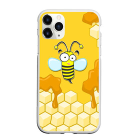 Чехол для iPhone 11 Pro матовый с принтом Пчелка в Санкт-Петербурге, Силикон |  | животные | лето | мед | насекомые | природа | пчела | пчелка | соты