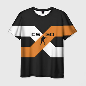 Мужская футболка 3D с принтом Counter Strike в Санкт-Петербурге, 100% полиэфир | прямой крой, круглый вырез горловины, длина до линии бедер | cs | cs go | csgo | go | го | контр страйк | контра | кс | кс го | ксго | спецназ | террористы