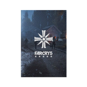 Обложка для паспорта матовая кожа с принтом Cult Far Cry в Санкт-Петербурге, натуральная матовая кожа | размер 19,3 х 13,7 см; прозрачные пластиковые крепления | Тематика изображения на принте: 