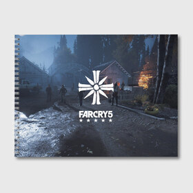 Альбом для рисования с принтом Cult Far Cry в Санкт-Петербурге, 100% бумага
 | матовая бумага, плотность 200 мг. | Тематика изображения на принте: 