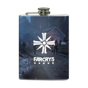 Фляга с принтом Cult Far Cry в Санкт-Петербурге, металлический корпус | емкость 0,22 л, размер 125 х 94 мм. Виниловая наклейка запечатывается полностью | 