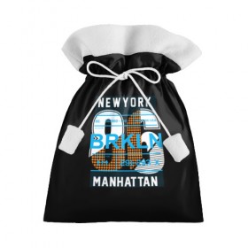 Подарочный 3D мешок с принтом Бруклин Нью-Йорк в Санкт-Петербурге, 100% полиэстер | Размер: 29*39 см | brooklyn | new york | urban | бронкс | бруклин | манхеттен | манхэттен | нью йорк | сша | урбан | урбан стиль | штаты