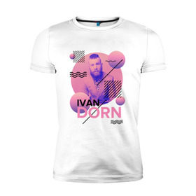 Мужская футболка премиум с принтом Pinky Dorn в Санкт-Петербурге, 92% хлопок, 8% лайкра | приталенный силуэт, круглый вырез ворота, длина до линии бедра, короткий рукав | 