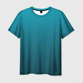 Мужская футболка 3D с принтом Бирюза в Санкт-Петербурге, 100% полиэфир | прямой крой, круглый вырез горловины, длина до линии бедер | бирюза | владивосток | лазурь | мемес | море | океан | сочи