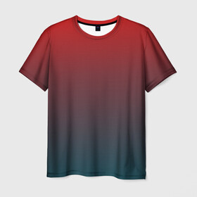 Мужская футболка 3D с принтом Алый в Санкт-Петербурге, 100% полиэфир | прямой крой, круглый вырез горловины, длина до линии бедер | yaay | алый | бурый | искусство | картина | красный | москва | россия | тон | урал