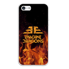 Чехол для iPhone 5/5S матовый с принтом Imagine Dragons в Санкт-Петербурге, Силикон | Область печати: задняя сторона чехла, без боковых панелей | dragons | imagine | альтернативный | американская | арена | бэн макки | группа | драгонс | дэн платцман | дэн рейнольдс | имеджин | инди | индирок | поп | рок | уэйн сермон | электроник