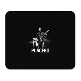 Коврик для мышки прямоугольный с принтом Placebo в Санкт-Петербурге, натуральный каучук | размер 230 х 185 мм; запечатка лицевой стороны | placebo | альтернативный | брайан молко | инди | индирок | плацебо | рок