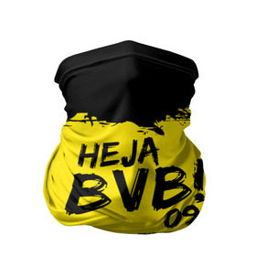 Бандана-труба 3D с принтом Borussia Dortmund FC в Санкт-Петербурге, 100% полиэстер, ткань с особыми свойствами — Activecool | плотность 150‒180 г/м2; хорошо тянется, но сохраняет форму | 09 | bvb | heja | боруссия | германия | дортмунд | клуб | фк | футбол | футбольный