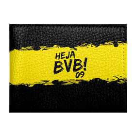 Обложка для студенческого билета с принтом Borussia Dortmund FC в Санкт-Петербурге, натуральная кожа | Размер: 11*8 см; Печать на всей внешней стороне | 09 | bvb | heja | боруссия | германия | дортмунд | клуб | фк | футбол | футбольный