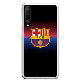 Чехол для Honor P30 с принтом Barcelona FC в Санкт-Петербурге, Силикон | Область печати: задняя сторона чехла, без боковых панелей | barcelona | spain | spanish | барса | барселона | испания | испанский | клуб | фк | футбол | футбольный