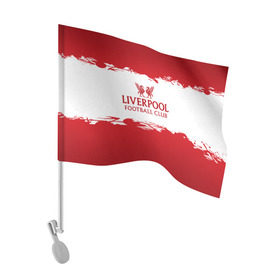 Флаг для автомобиля с принтом Liverpool FC в Санкт-Петербурге, 100% полиэстер | Размер: 30*21 см | liverpool | английский | англия | британия | британский | клуб | ливерпуль | фк | футбол | футбольный
