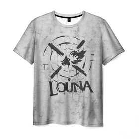 Мужская футболка 3D с принтом Louna в Санкт-Петербурге, 100% полиэфир | прямой крой, круглый вырез горловины, длина до линии бедер | louna | лусинэ геворкян