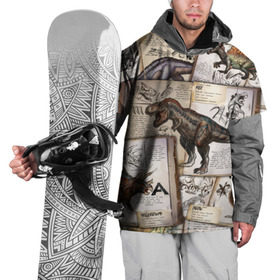 Накидка на куртку 3D с принтом Ark Survival Evolved в Санкт-Петербурге, 100% полиэстер |  | Тематика изображения на принте: арк
