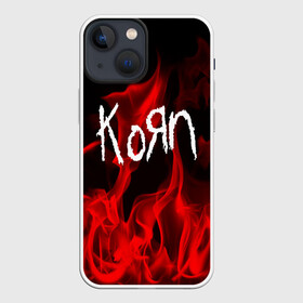 Чехол для iPhone 13 mini с принтом KOЯN в Санкт-Петербурге,  |  | korn | punk | rock | альтернативный хип хоп | группа | инди поп | музыка | музыкальное произведение | ноты | панк | регги | рок | синти поп