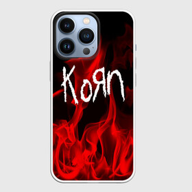 Чехол для iPhone 13 Pro с принтом KOЯN в Санкт-Петербурге,  |  | Тематика изображения на принте: korn | punk | rock | альтернативный хип хоп | группа | инди поп | музыка | музыкальное произведение | ноты | панк | регги | рок | синти поп