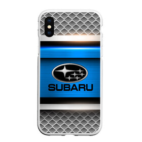 Чехол для iPhone XS Max матовый с принтом SUBARU SPORT в Санкт-Петербурге, Силикон | Область печати: задняя сторона чехла, без боковых панелей | Тематика изображения на принте: auto | automobile | car | carbon | machine | motor | motor car | sport car | subaru | автомашина | бренд | легковой автомобиль | марка | спортивный автомобиль | тачка