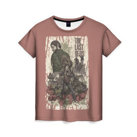Женская футболка 3D с принтом The Last of Us_3 в Санкт-Петербурге, 100% полиэфир ( синтетическое хлопкоподобное полотно) | прямой крой, круглый вырез горловины, длина до линии бедер | the last of us | гриб | грибы | джоэл | кордицепс | пиратs | элли