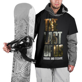 Накидка на куртку 3D с принтом The Last of Us в Санкт-Петербурге, 100% полиэстер |  | the last of us | гриб | грибы | джоэл | кордицепс | пиратs | элли