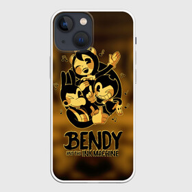 Чехол для iPhone 13 mini с принтом Bendy and the ink machine (32) в Санкт-Петербурге,  |  | bendy | bendy and the ink machine | game | horror | ink | machine | trend | video game | бенди | бэнди