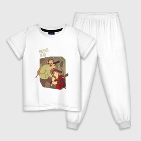 Детская пижама хлопок с принтом The Last of Us в Санкт-Петербурге, 100% хлопок |  брюки и футболка прямого кроя, без карманов, на брюках мягкая резинка на поясе и по низу штанин
 | the last of us | гриб | грибы | джоэл | кордицепс | пиратs | элли