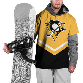 Накидка на куртку 3D с принтом Pittsburgh Penguins (Форма 1) в Санкт-Петербурге, 100% полиэстер |  | Тематика изображения на принте: питтсбург пингвинз