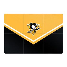 Магнитный плакат 3Х2 с принтом Pittsburgh Penguins (Форма 1) в Санкт-Петербурге, Полимерный материал с магнитным слоем | 6 деталей размером 9*9 см | питтсбург пингвинз