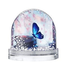 Водяной шар с принтом Волшебная бабочка в Санкт-Петербурге, Пластик | Изображение внутри шара печатается на глянцевой фотобумаге с двух сторон | бабочка | волшебная бабочка | голубая бабочка | книги | насекомая | насекомое | пыльца | синея бабочка