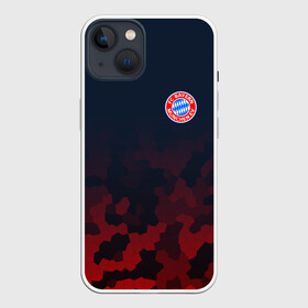 Чехол для iPhone 13 с принтом BAYERN MUNCHEN SPORT в Санкт-Петербурге,  |  | bayern | bayern munchen | fc | fc bayern | football | football club | sport | бавария | спорт | спортивные | униформа | фирменные цвета | фк | футбол | футбольный клуб