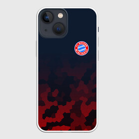 Чехол для iPhone 13 mini с принтом BAYERN MUNCHEN SPORT в Санкт-Петербурге,  |  | bayern | bayern munchen | fc | fc bayern | football | football club | sport | бавария | спорт | спортивные | униформа | фирменные цвета | фк | футбол | футбольный клуб