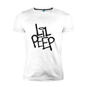 Мужская футболка премиум с принтом Lil Peep в Санкт-Петербурге, 92% хлопок, 8% лайкра | приталенный силуэт, круглый вырез ворота, длина до линии бедра, короткий рукав | awful things | gustav hr | lil peep | густав ор | клауд | клауд рэп | лил | лили | певец | пееп | пеп | пип | пост эмо | реп | репер | рэп | рэпер | трэп | хип | хип хоп | хипхоп | хоп | эмо | эмо трэп