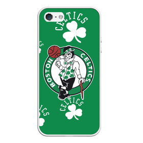 Чехол для iPhone 5/5S матовый с принтом Boston celtics nba в Санкт-Петербурге, Силикон | Область печати: задняя сторона чехла, без боковых панелей | basketball | boston celtics | nba | баскетбол | нба