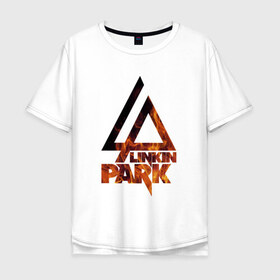 Мужская футболка хлопок Oversize с принтом Linkin Park в Санкт-Петербурге, 100% хлопок | свободный крой, круглый ворот, “спинка” длиннее передней части | bennington | chester | linkin park | альтернативный | беннингтон | группа | ленкин | линкин | майк | метал | музыкант | ню | нюметал | парк | певец | рок | рэп | честер | электроник