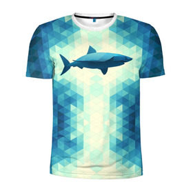 Мужская футболка 3D спортивная с принтом Акула в Санкт-Петербурге, 100% полиэстер с улучшенными характеристиками | приталенный силуэт, круглая горловина, широкие плечи, сужается к линии бедра | shark | водолаз | гарпун | глубина | дельфин | злость | зубы | кит | кровь | курорт | лето | море | океан | отдых | охота | плавник | пляж | риф | рыба | хищник | челюсти | челюсть